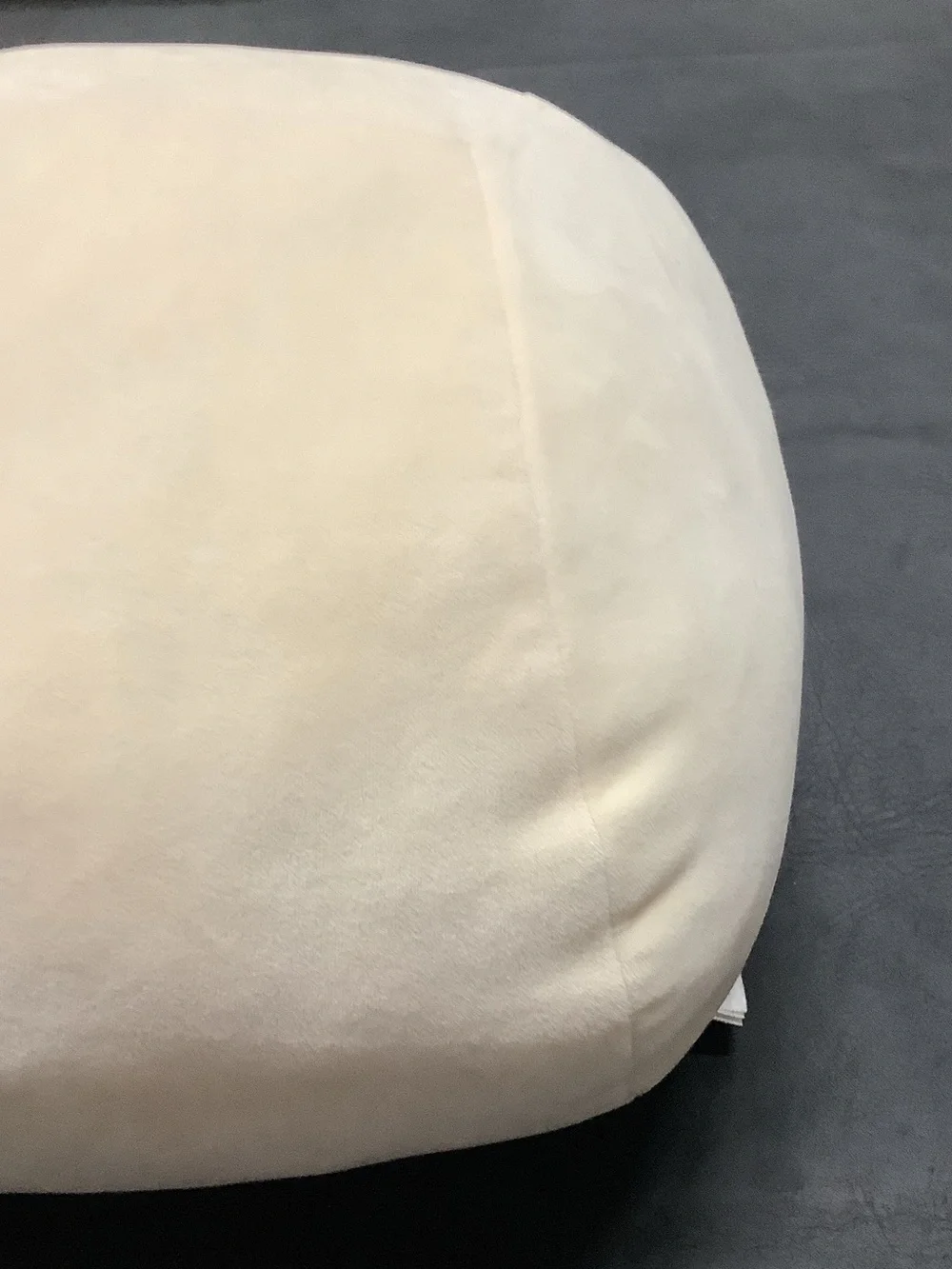 Squishmallows Cream Nadine Stackables with Pink Pom Pom